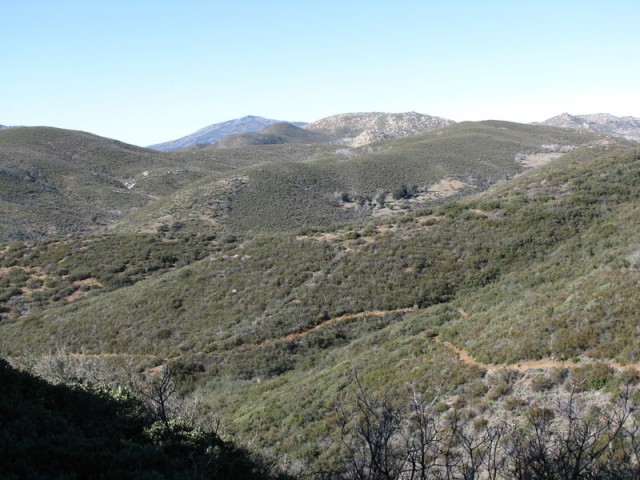 Ther lower Part of the Indian Creek Trail From above