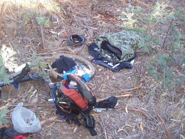 Campsite one - minimal gear proved quick in terms of unpacking and unpacking each night, as well as maximising the distance covered each day.