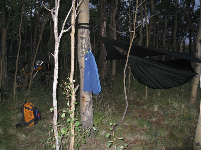 The Hennessey Hammock in action...