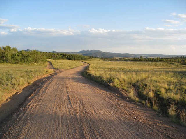 Sunset on Rock Creek Road