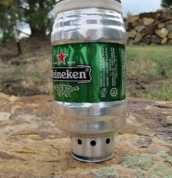 Heiney pot and alcohol stove