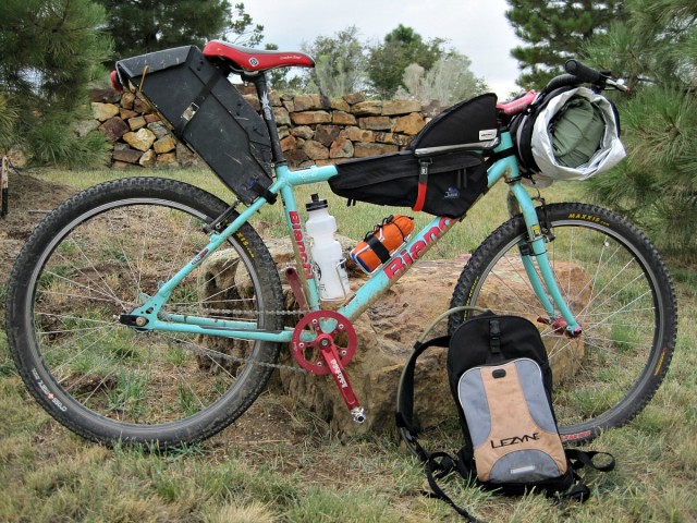 Andy's bikepacking setup