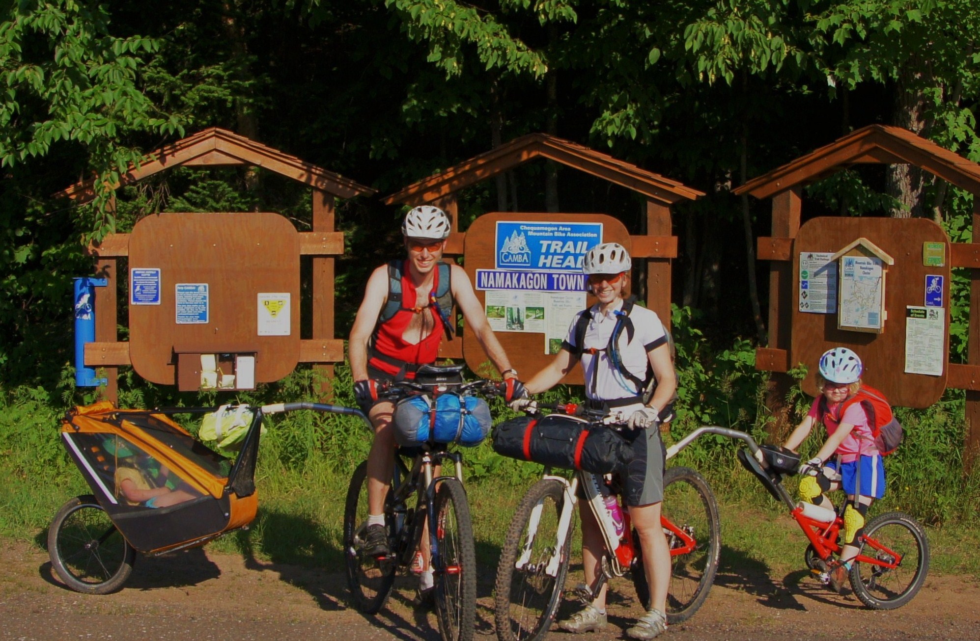 bikepacking with kids