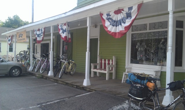 Bike Shop with Ice Cream Cooler